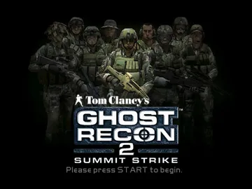 Tom Clancys Ghost Recon 2 Summit Strike (USA) screen shot title